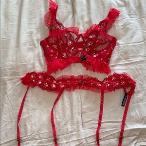 For Love & Lemons lingerie garter belt only